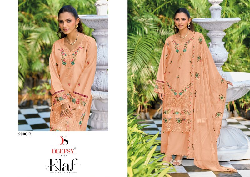 Elaf 2006 A To D Deepsy Cotton Plazzo Pakistani Salwar Suits